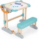 Banco Scuola Modulo Space in Legno con Accessori